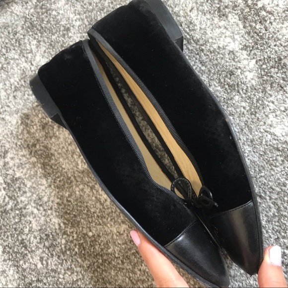 Authentic CHANEL velvet ballet flats - Picture 8 of 8